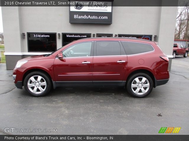 2016 Chevrolet Traverse LTZ in Siren Red Tintcoat