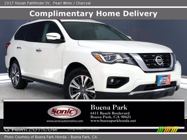 2017 Nissan Pathfinder SV in Pearl White