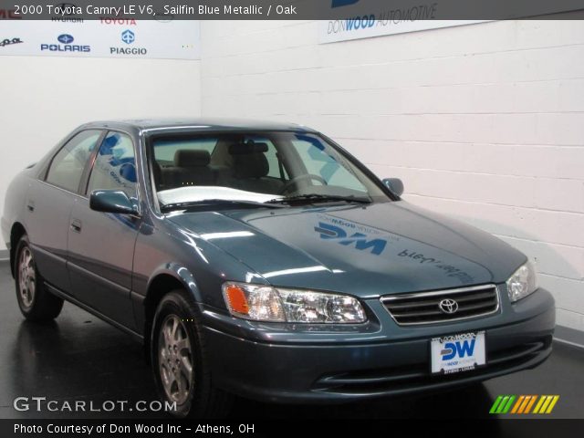 2000 Toyota Camry LE V6 in Sailfin Blue Metallic