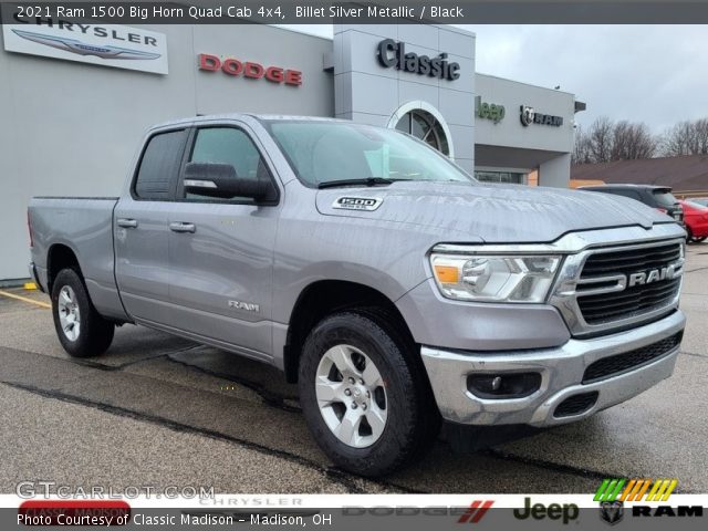 2021 Ram 1500 Big Horn Quad Cab 4x4 in Billet Silver Metallic