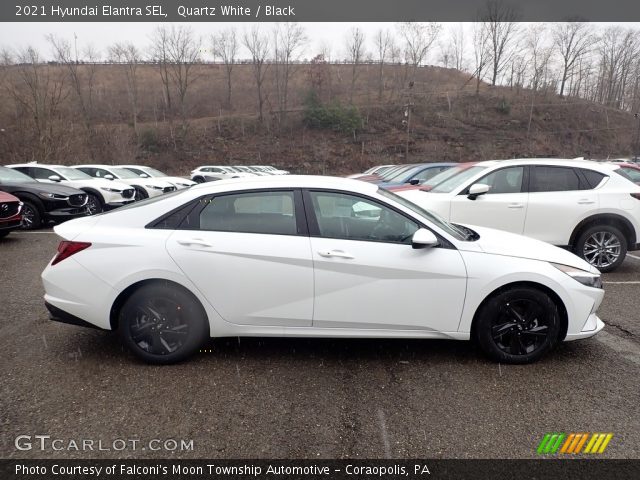 2021 Hyundai Elantra SEL in Quartz White