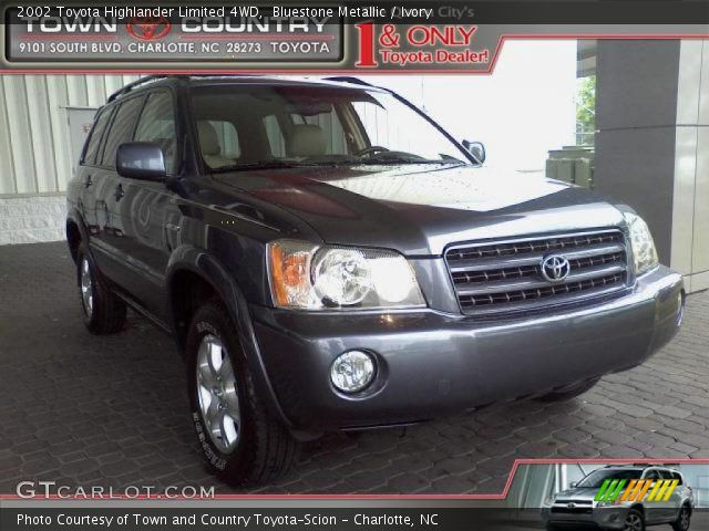 2002 Toyota Highlander Limited 4WD in Bluestone Metallic