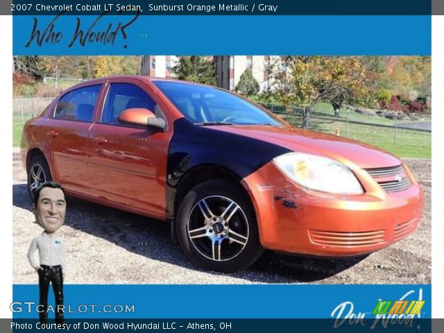 2007 Chevrolet Cobalt LT Sedan in Sunburst Orange Metallic