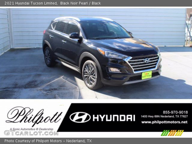2021 Hyundai Tucson Limited in Black Noir Pearl