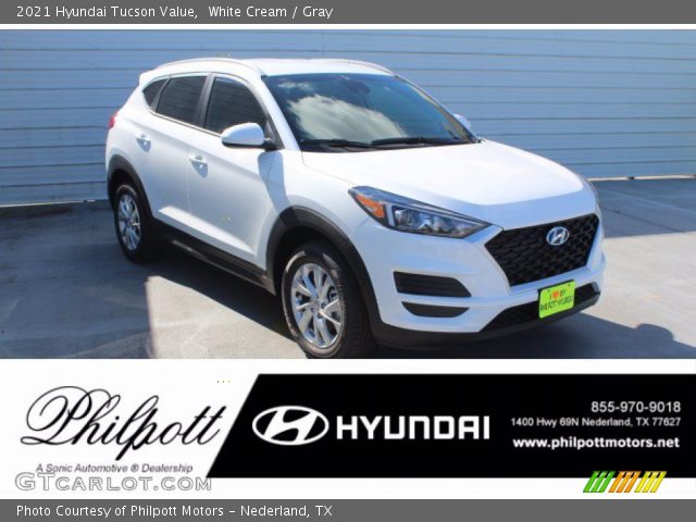 2021 Hyundai Tucson Value in White Cream