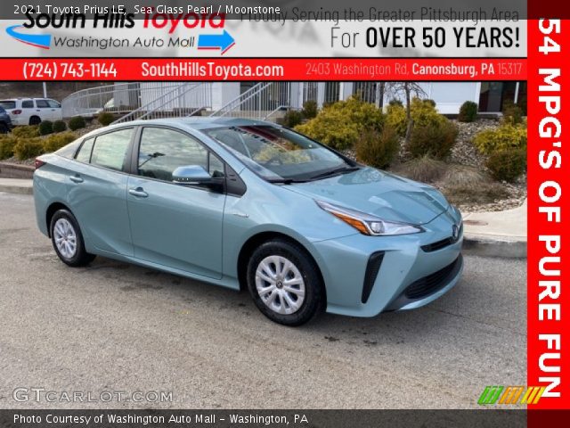 2021 Toyota Prius LE in Sea Glass Pearl