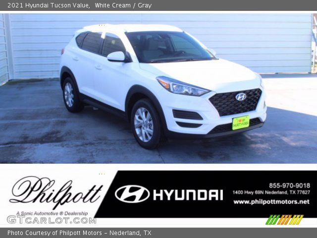 2021 Hyundai Tucson Value in White Cream