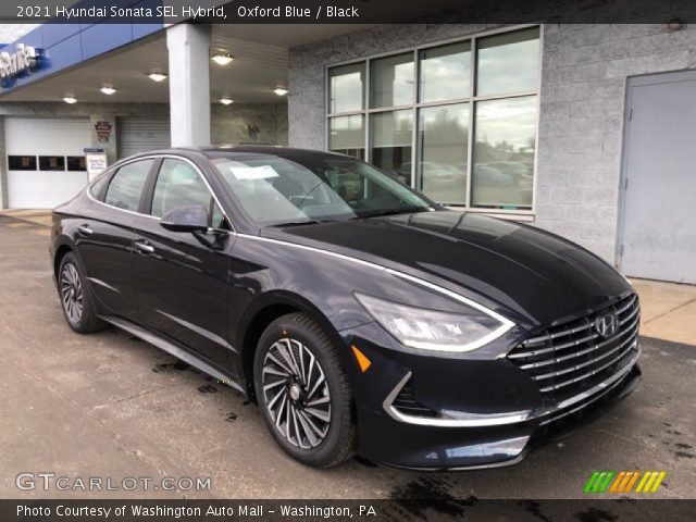2021 Hyundai Sonata SEL Hybrid in Oxford Blue