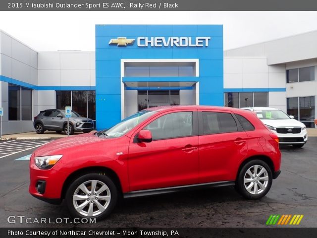 2015 Mitsubishi Outlander Sport ES AWC in Rally Red