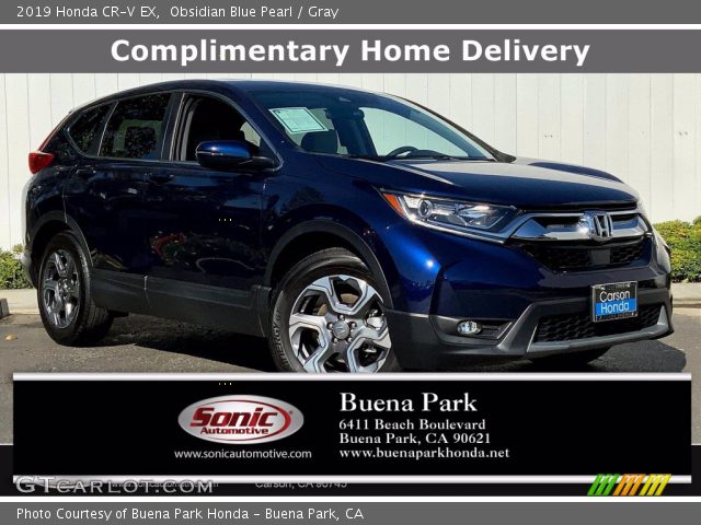 2019 Honda CR-V EX in Obsidian Blue Pearl