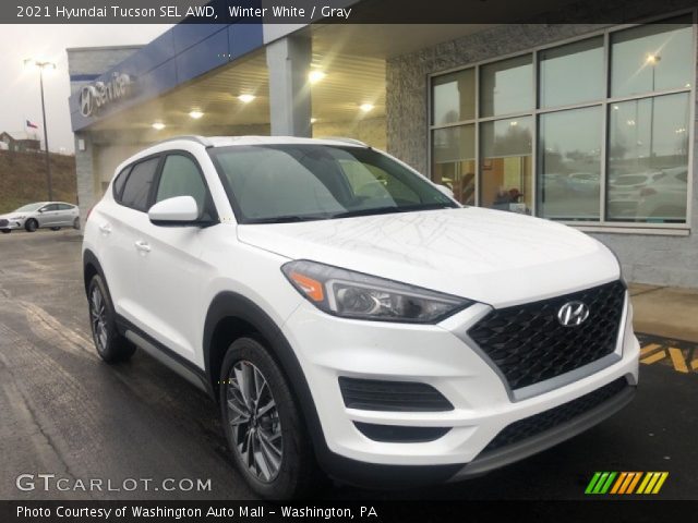 2021 Hyundai Tucson SEL AWD in Winter White