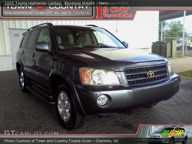 2003 Toyota Highlander Limited in Bluestone Metallic