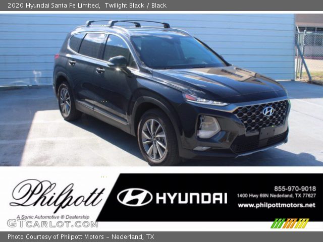 2020 Hyundai Santa Fe Limited in Twilight Black