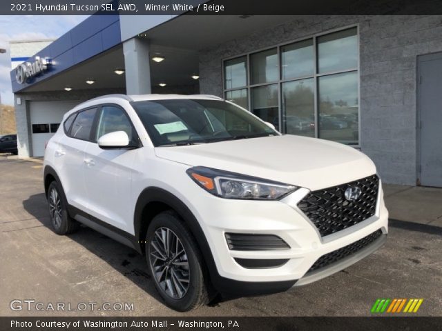 2021 Hyundai Tucson SEL AWD in Winter White