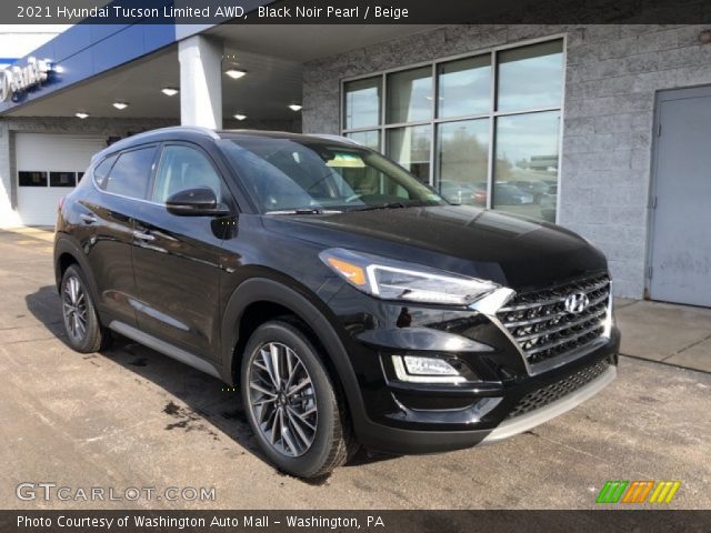 2021 Hyundai Tucson Limited AWD in Black Noir Pearl