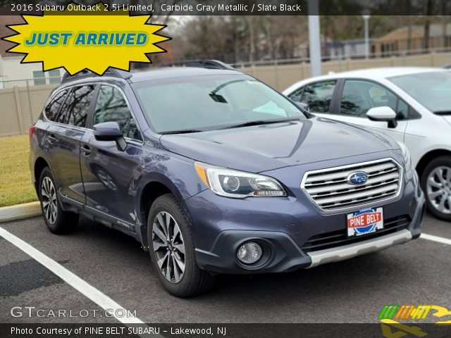 2016 Subaru Outback 2.5i Limited in Carbide Gray Metallic