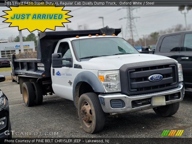 2011 Ford F450 Super Duty XL Regular Cab Dually Dump Truck in Oxford White