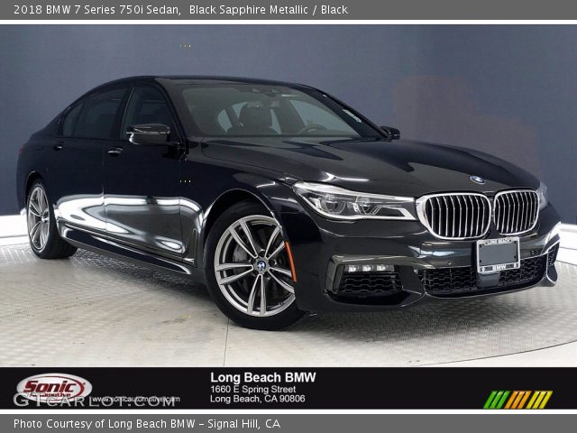 2018 BMW 7 Series 750i Sedan in Black Sapphire Metallic