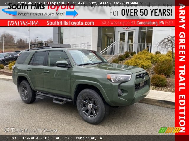 2021 Toyota 4Runner Trail Special Edition 4x4 in Army Green
