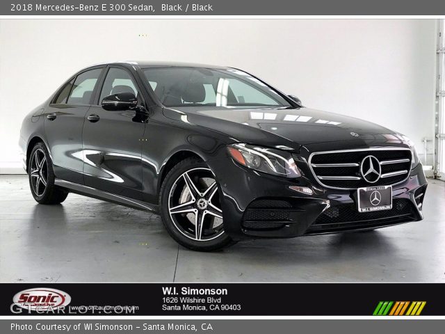 2018 Mercedes-Benz E 300 Sedan in Black
