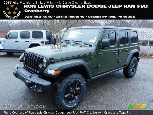 2021 Jeep Wrangler Unlimited Willys 4x4 in Sarge Green