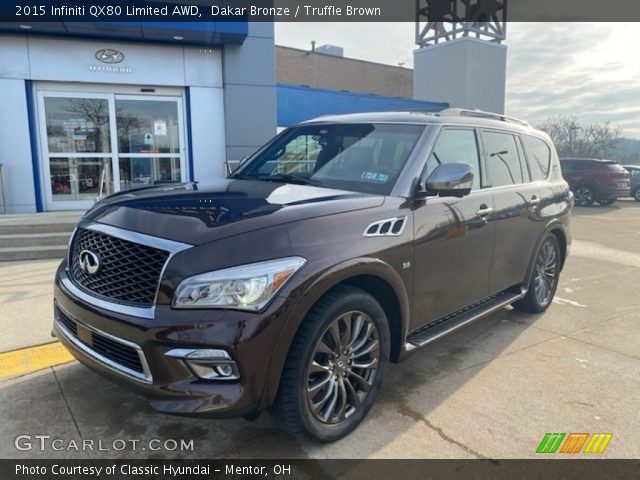 2015 Infiniti QX80 Limited AWD in Dakar Bronze