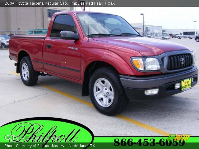 2004 Toyota Tacoma Regular Cab in Impulse Red Pearl