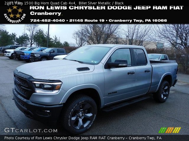 2021 Ram 1500 Big Horn Quad Cab 4x4 in Billet Silver Metallic