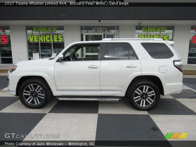 2017 Toyota 4Runner Limited 4x4 in Blizzard Pearl White