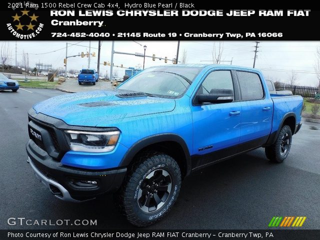 2021 Ram 1500 Rebel Crew Cab 4x4 in Hydro Blue Pearl