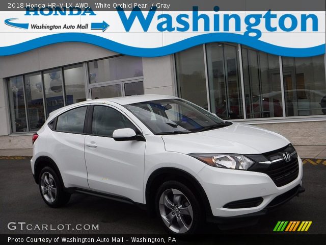 2018 Honda HR-V LX AWD in White Orchid Pearl
