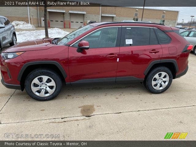 2021 Toyota RAV4 LE in Ruby Flare Pearl