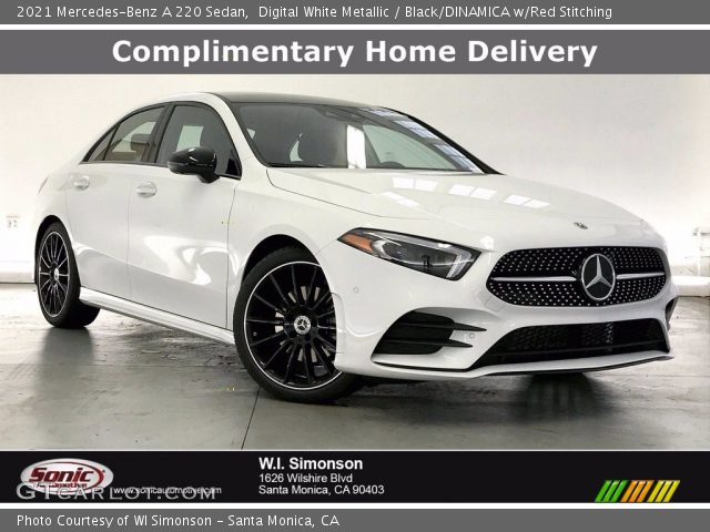 2021 Mercedes-Benz A 220 Sedan in Digital White Metallic