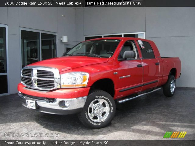 2006 Dodge Ram 1500 SLT Mega Cab 4x4 in Flame Red