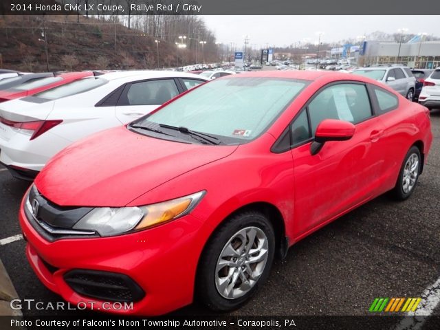 2014 Honda Civic LX Coupe in Rallye Red