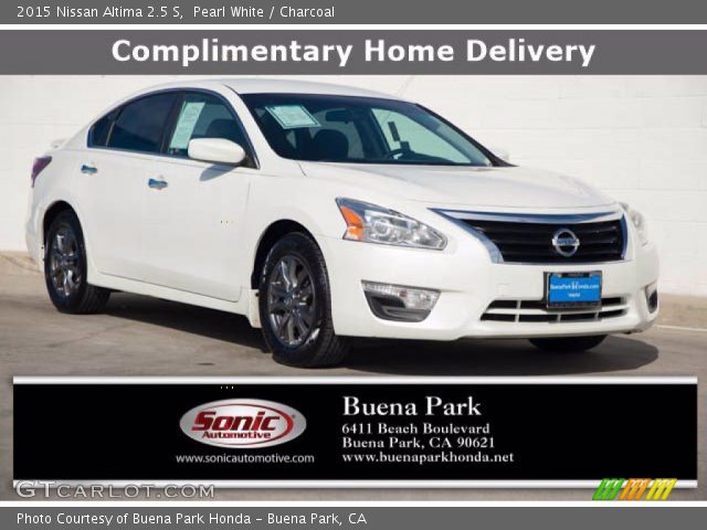 2015 Nissan Altima 2.5 S in Pearl White