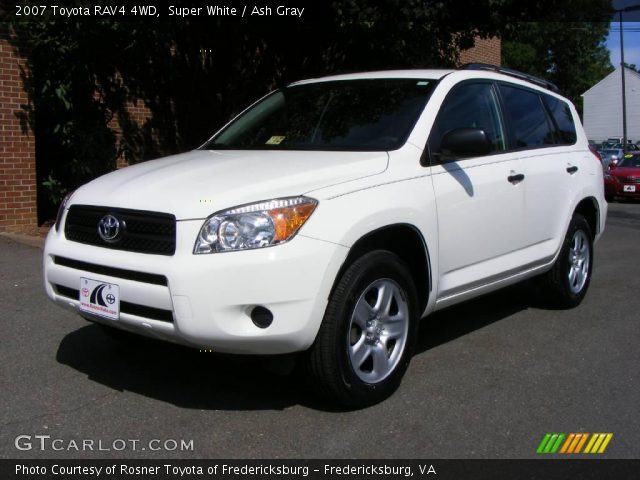 2007 Toyota RAV4 4WD in Super White