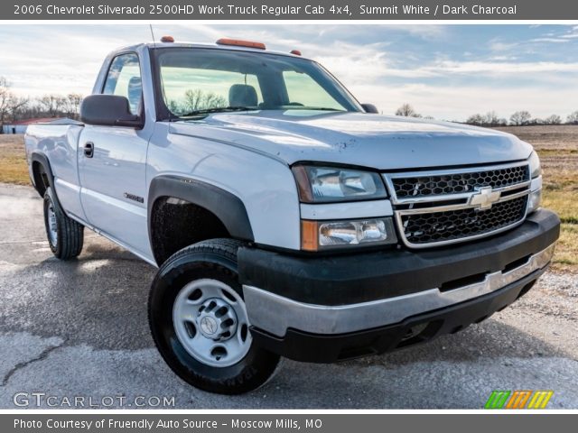 2006 Chevrolet Silverado 2500HD Work Truck Regular Cab 4x4 in Summit White
