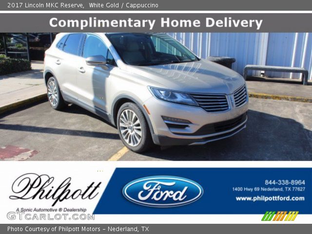 2017 Lincoln MKC Reserve in White Gold