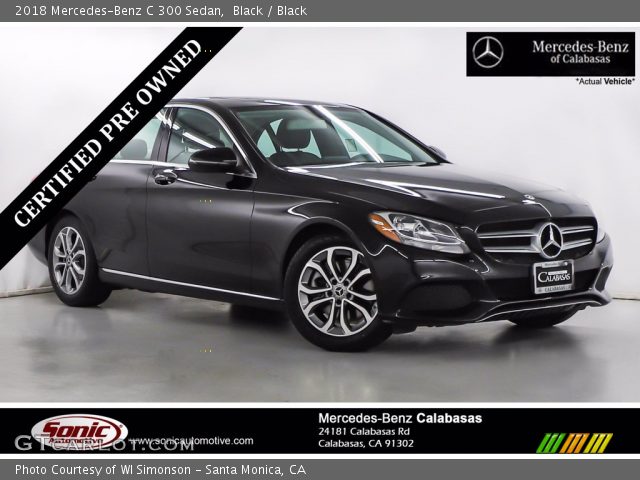 2018 Mercedes-Benz C 300 Sedan in Black