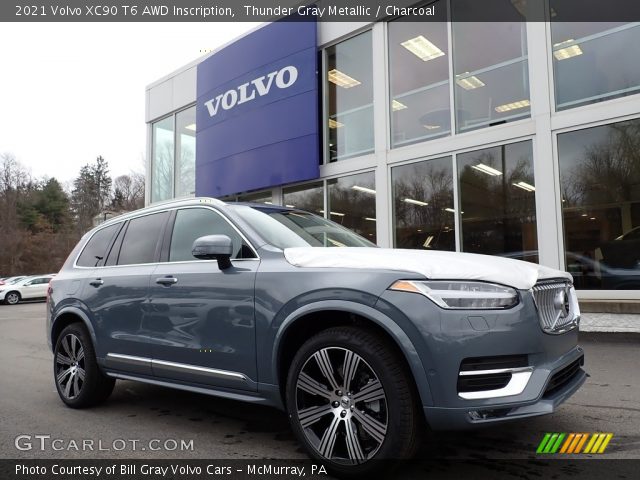 2021 Volvo XC90 T6 AWD Inscription in Thunder Gray Metallic