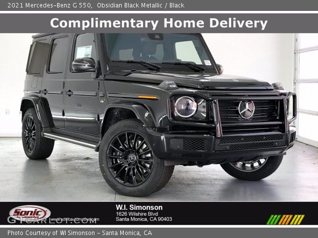 2021 Mercedes-Benz G 550 in Obsidian Black Metallic