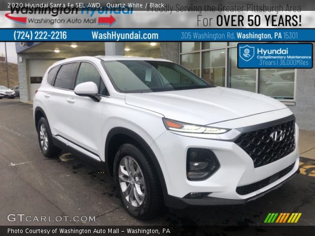 2020 Hyundai Santa Fe SEL AWD in Quartz White