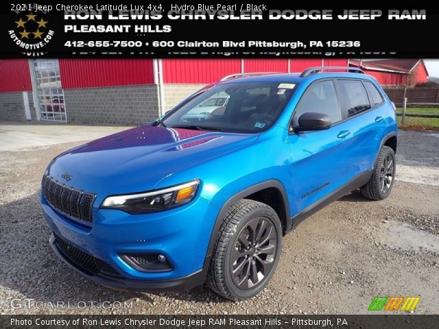 2021 Jeep Cherokee Latitude Lux 4x4 in Hydro Blue Pearl