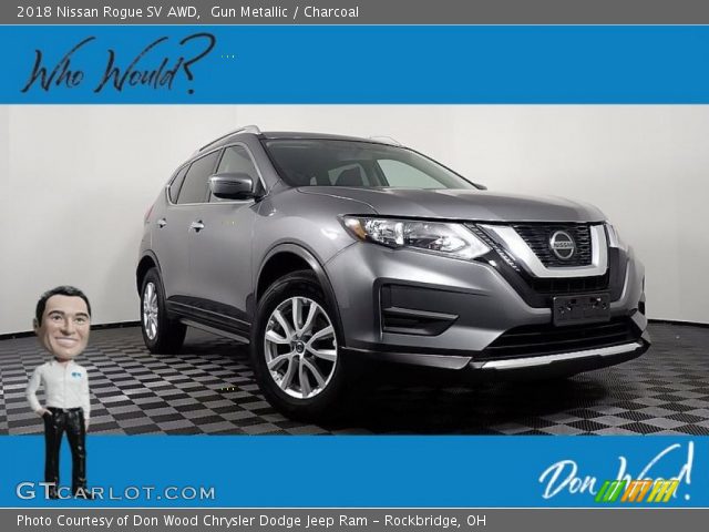2018 Nissan Rogue SV AWD in Gun Metallic