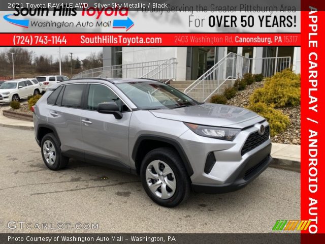 2021 Toyota RAV4 LE AWD in Silver Sky Metallic