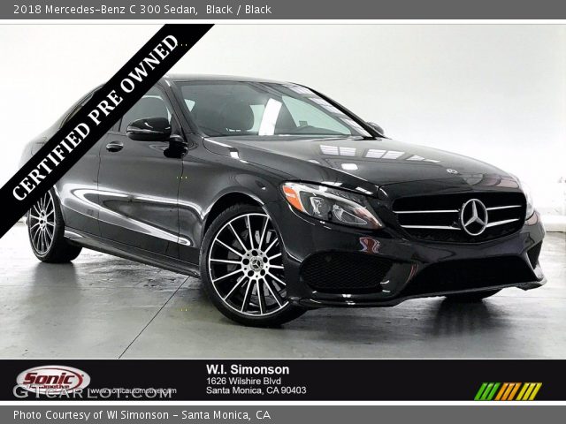 2018 Mercedes-Benz C 300 Sedan in Black