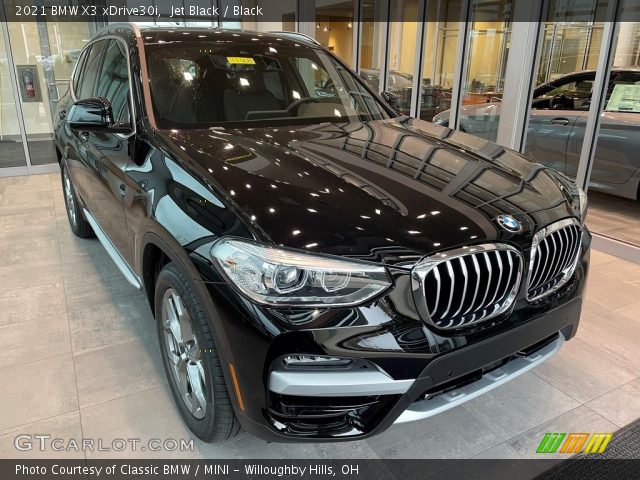 2021 BMW X3 xDrive30i in Jet Black