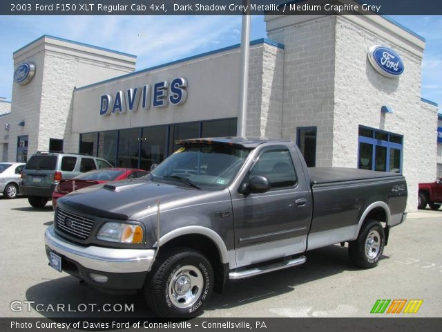 2003 Ford F150 XLT Regular Cab 4x4 in Dark Shadow Grey Metallic