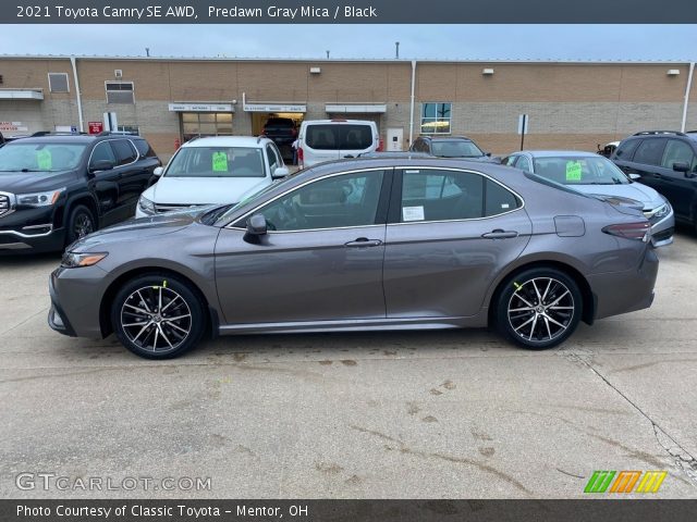 2021 Toyota Camry SE AWD in Predawn Gray Mica